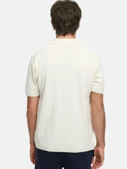 Kronstadt Poloshirts<Herren Poloshirt - KSBlake knit sand beige uni