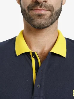 Jan Vanderstorm Poloshirts<Herren Poloshirt - LAVRANS blau uni