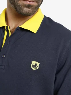 Jan Vanderstorm Poloshirts<Herren Poloshirt - LAVRANS blau uni
