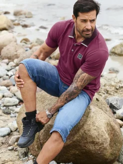 Jan Vanderstorm Poloshirts<Herren Poloshirt - MORLAN rot uni