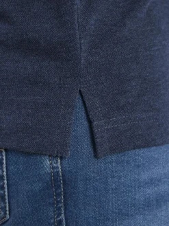 Jan Vanderstorm Poloshirts<Herren Poloshirt - NISSE blau uni