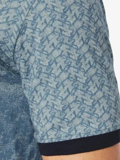 BABISTA Poloshirts<Herren Poloshirt - PALDUN blau bedruckt