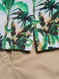 BABISTA Poloshirts<Herren Poloshirt - PARINO grün bedruckt