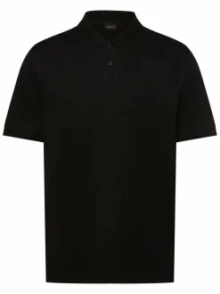 BOSS Orange Poloshirts<Herren Poloshirt - Pe_Interlock schwarz uni