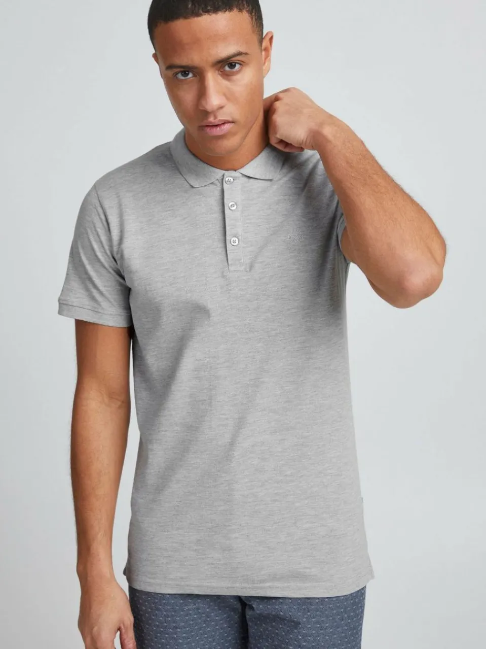 11 Project Poloshirts<Herren Poloshirt - PROrson hellgrau uni