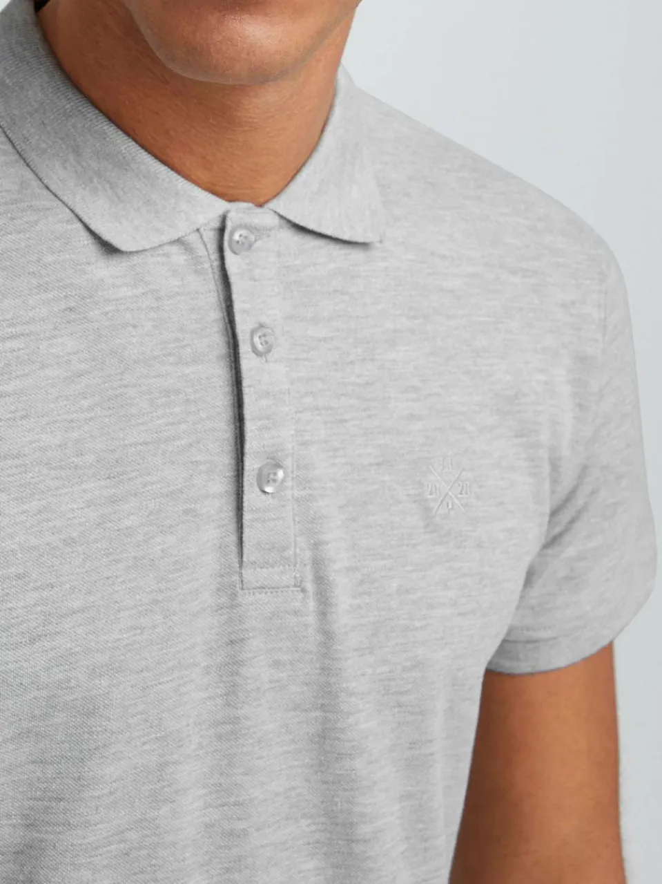 11 Project Poloshirts<Herren Poloshirt - PROrson hellgrau uni