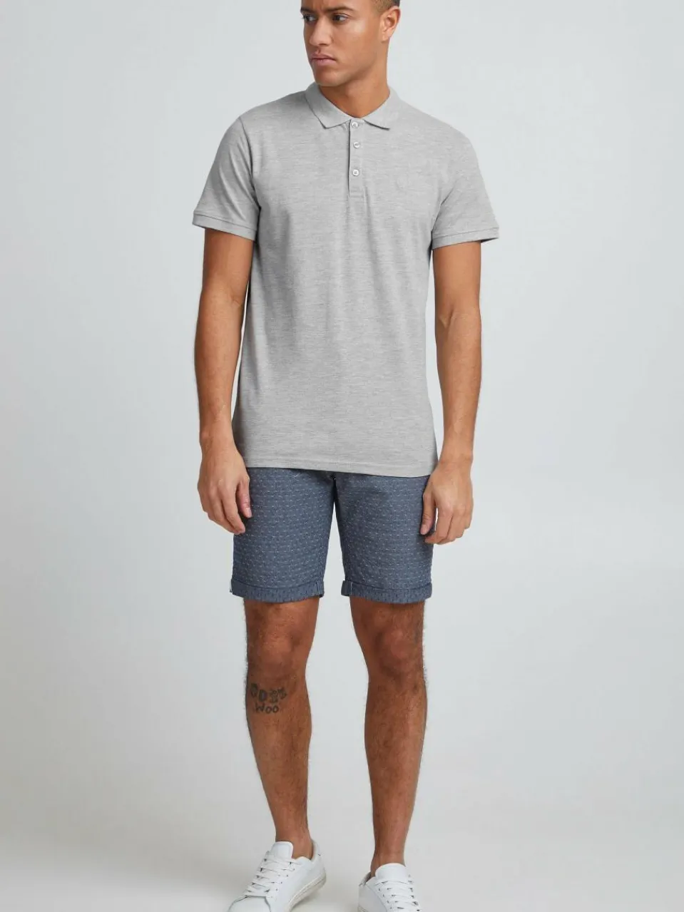 11 Project Poloshirts<Herren Poloshirt - PROrson hellgrau uni