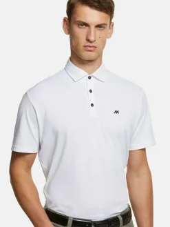 MEYER Poloshirts<Herren Poloshirt - Rory weiß uni