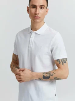 Solid Poloshirts<Herren Poloshirt - SDAthen weiß uni
