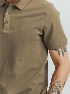 Solid Poloshirts<Herren Poloshirt - SDAthen braun uni