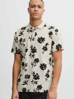 Solid Poloshirts<Herren Poloshirt - SDFitz beige gemustert