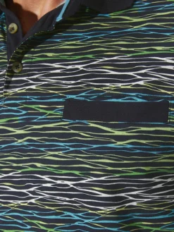 BABISTA Poloshirts<Herren Poloshirt - SILVIANO grün bedruckt