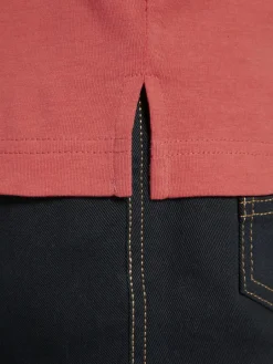 Jan Vanderstorm Poloshirts<Herren Poloshirt - STEIVAN rot bedruckt