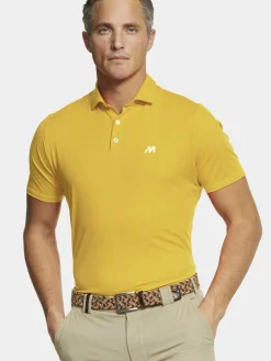 MEYER Poloshirts<Herren Poloshirt - Tiger gelb uni