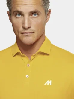MEYER Poloshirts<Herren Poloshirt - Tiger gelb uni