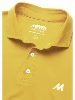 MEYER Poloshirts<Herren Poloshirt - Tiger gelb uni
