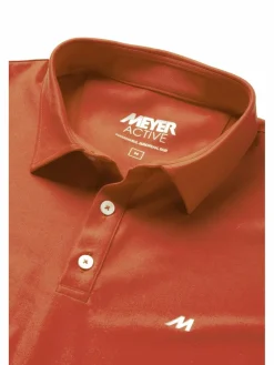 MEYER Poloshirts<Herren Poloshirt - Tiger weiß uni