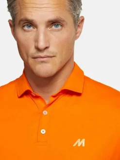 MEYER Poloshirts<Herren Poloshirt - Tiger orange uni