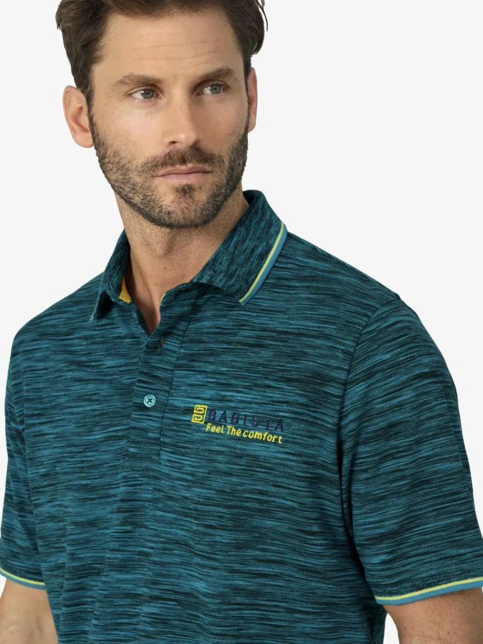 BABISTA Poloshirts<Herren Poloshirt - TOSCATINO petrol uni