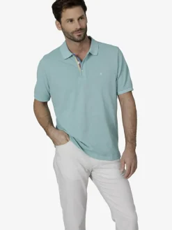 BABISTA Poloshirts<Herren Poloshirt - UVIANO hellblau uni