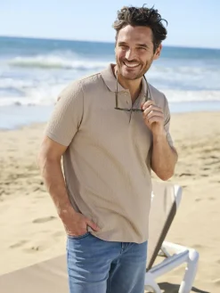 BABISTA Poloshirts<Herren Poloshirt - VERONZI beige uni