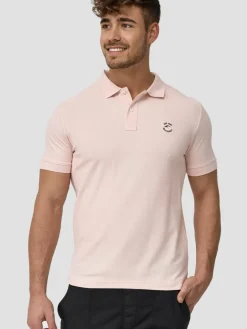 Indicode Poloshirts<Herren Poloshirt - Wadim rosa uni