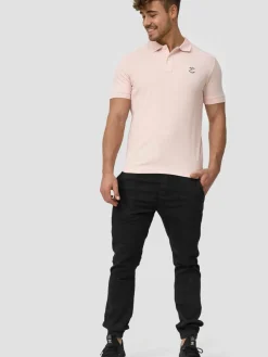 Indicode Poloshirts<Herren Poloshirt - Wadim rosa uni