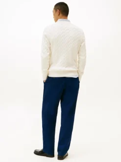 Tommy Hilfiger Pullover & Strickjacken<Herren Pullover ecru strukturiert