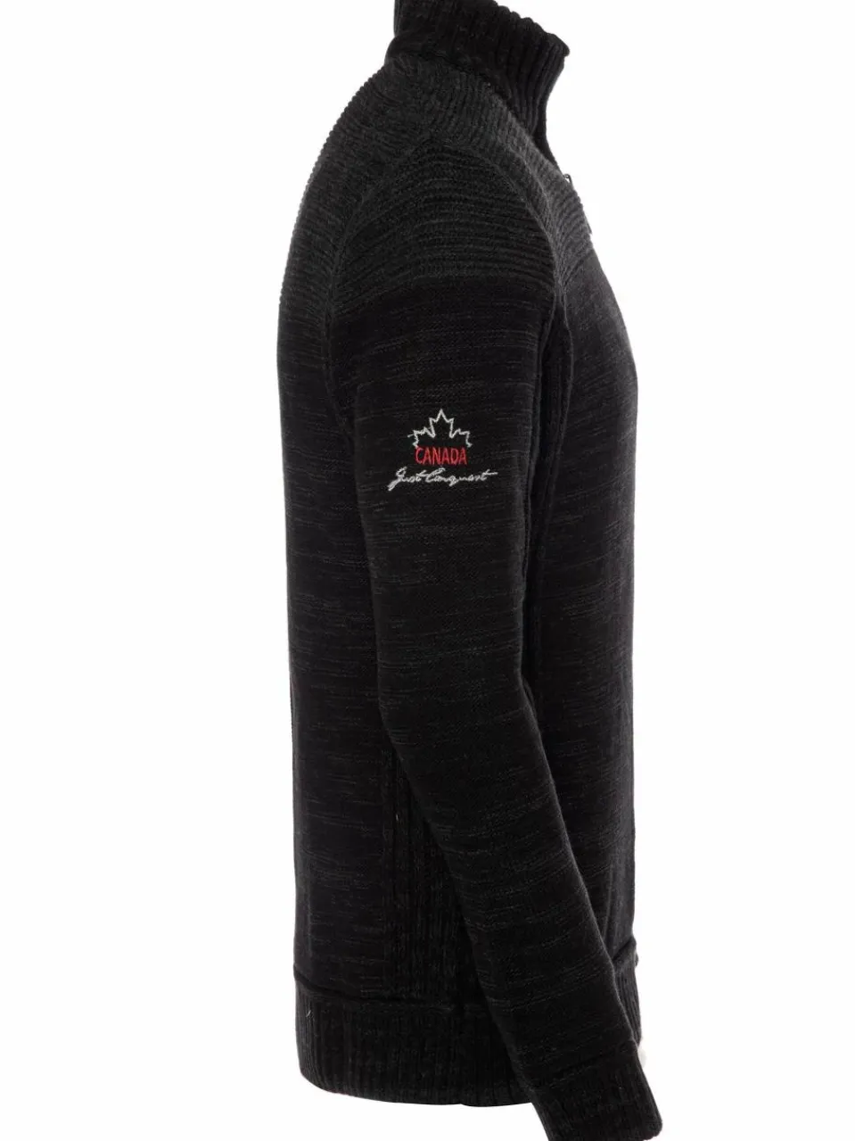 Carisma Pullover & Strickjacken<Herren Pullover schwarz uni