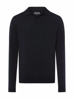 Finshley & Harding Pullover & Strickjacken<Herren Pullover marine uni