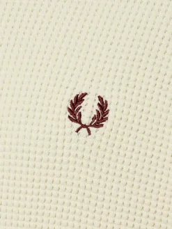 Fred Perry Pullover & Strickjacken<Herren Pullover ecru strukturiert