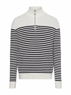Tommy Hilfiger Pullover & Strickjacken<Herren Pullover ecru gestreift