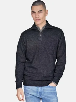 CASAMODA Pullover & Strickjacken<Herren Pullover blau meliert