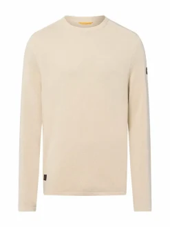 Camel Active Pullover & Strickjacken<Herren Pullover beige strukturiert