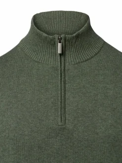 Nils Sundström Pullover & Strickjacken<Herren Pullover oliv meliert