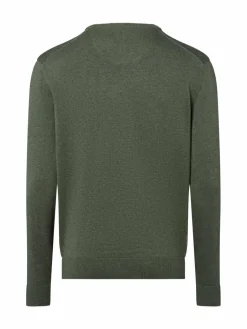 Nils Sundström Pullover & Strickjacken<Herren Pullover oliv meliert