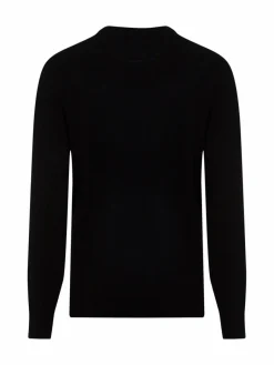 Nils Sundström Pullover & Strickjacken<Herren Pullover schwarz uni