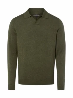 Finshley & Harding Pullover & Strickjacken<Herren Pullover oliv meliert