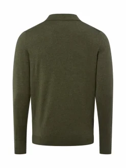 Finshley & Harding Pullover & Strickjacken<Herren Pullover oliv meliert