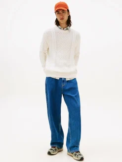 Tommy Jeans Pullover & Strickjacken<Herren Pullover ecru uni