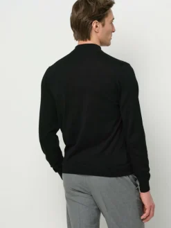 Profuomo Pullover & Strickjacken<Herren Pullover schwarz uni