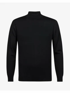 Profuomo Pullover & Strickjacken<Herren Pullover schwarz uni