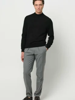 Profuomo Pullover & Strickjacken<Herren Pullover schwarz uni