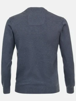 CASAMODA Pullover & Strickjacken<Herren Pullover - Basic blau uni