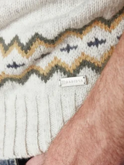 BABISTA Pullover & Strickjacken<Herren Pullover - CAPRITELLI vanille bedruckt