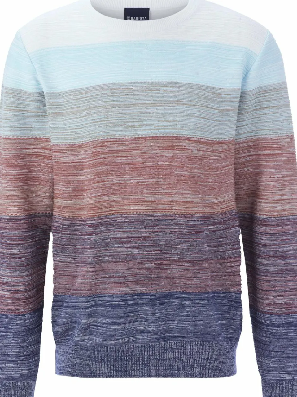 BABISTA Pullover & Strickjacken<Herren Pullover - CARIENO blau rot gestreift