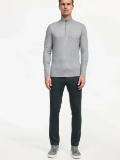 Zuitable Pullover & Strickjacken<Herren Pullover - DiZip grau uni