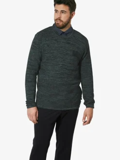 Charles Colby Pullover & Strickjacken<Herren Pullover - EARL BARNET petrol uni