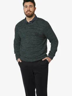Charles Colby Pullover & Strickjacken<Herren Pullover - EARL BARNET petrol uni