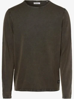 Jack & Jones Pullover & Strickjacken<Herren Pullover - JJEleo oliv uni